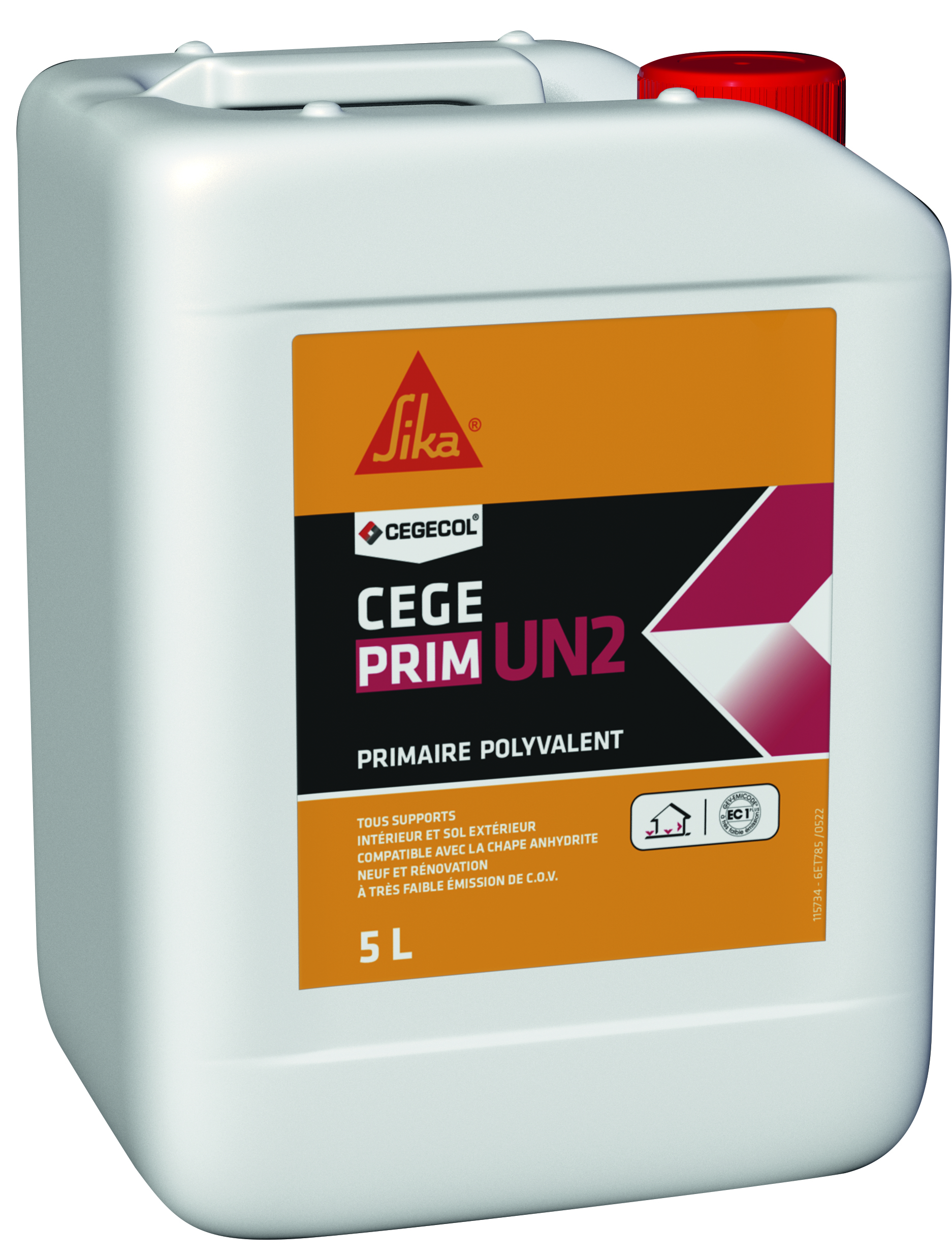 CEGEPRIM E 20L - Primaire d'accrochage pour supports neufs - Cégécol